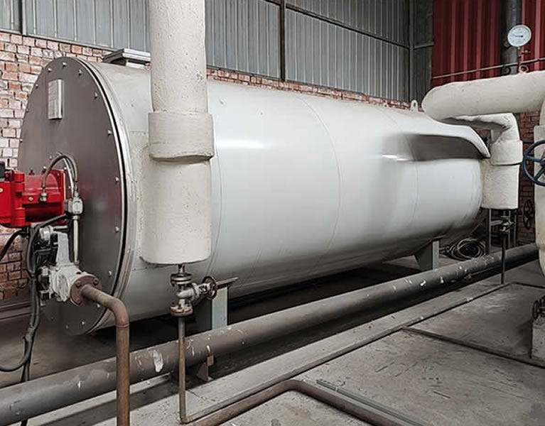 成都快樂虎新型裝飾材料1臺2噸導(dǎo)熱油鍋爐