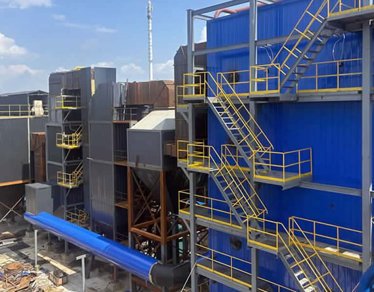 50噸往復爐排鏈條生物質(zhì)鍋爐